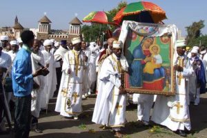 Hidar Tsion Celebration (Nigdet) at RiEse Adbarat Debre Tsion St. Mary Asmara, Eritrea